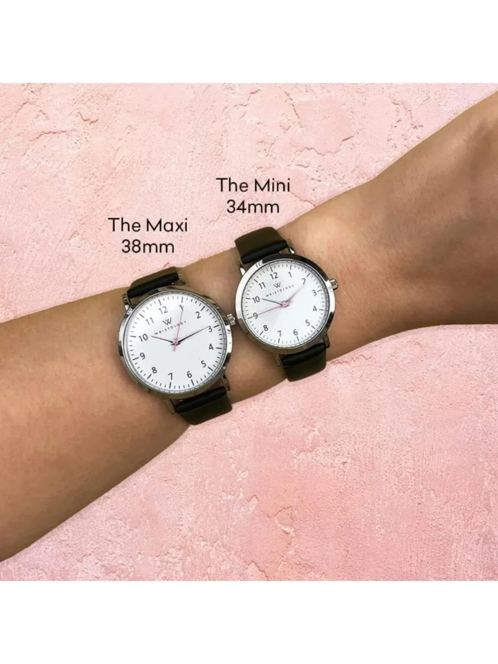 Stylish Maxi Numbers Women's Watch - Interchangeable Leather Band, Easy Read